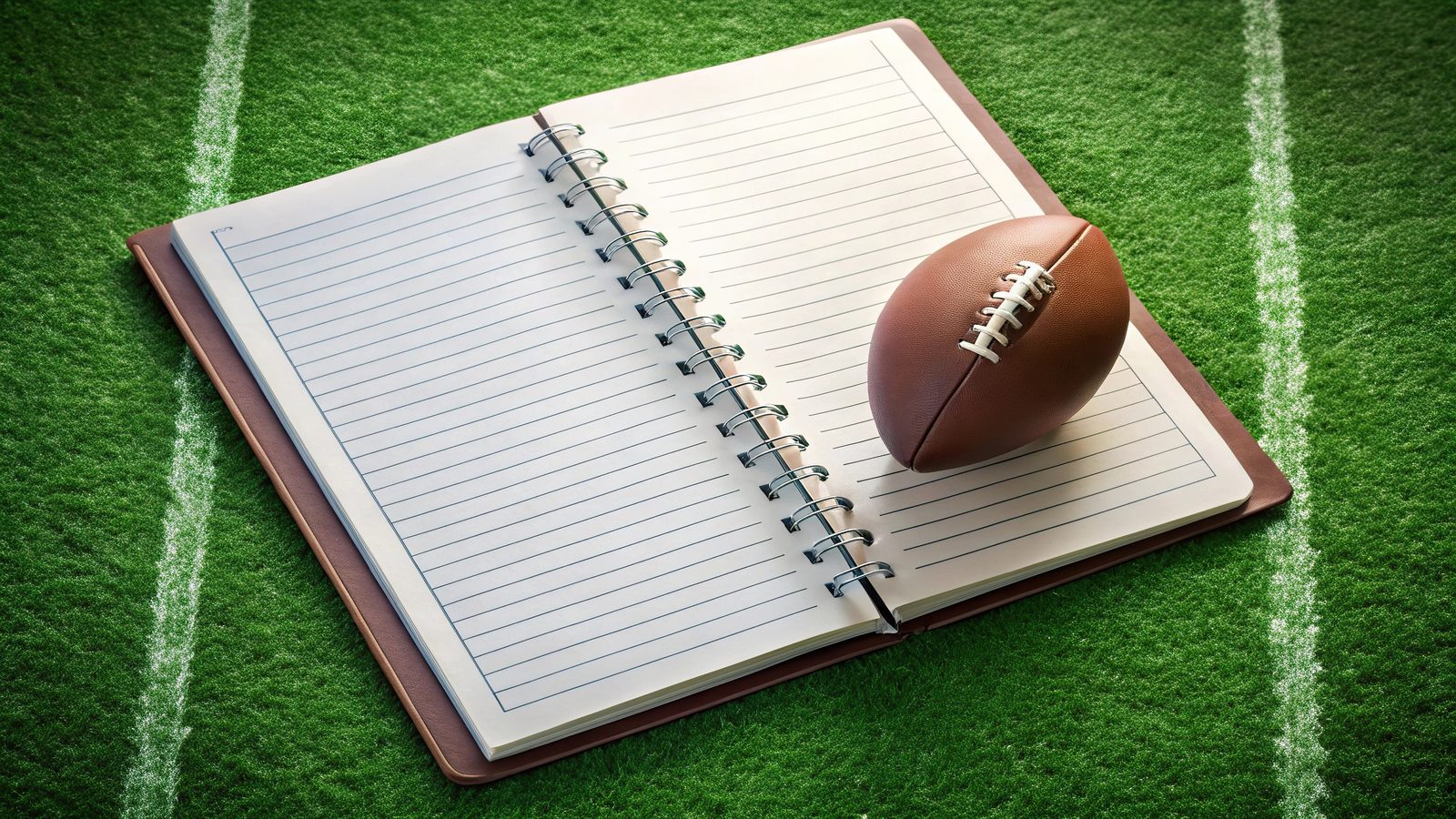 Notebook spread with tactical notes and gameplay diagrams